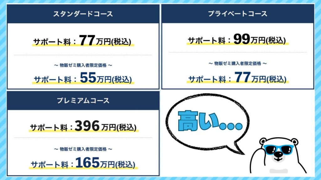 各コース料金 画像
