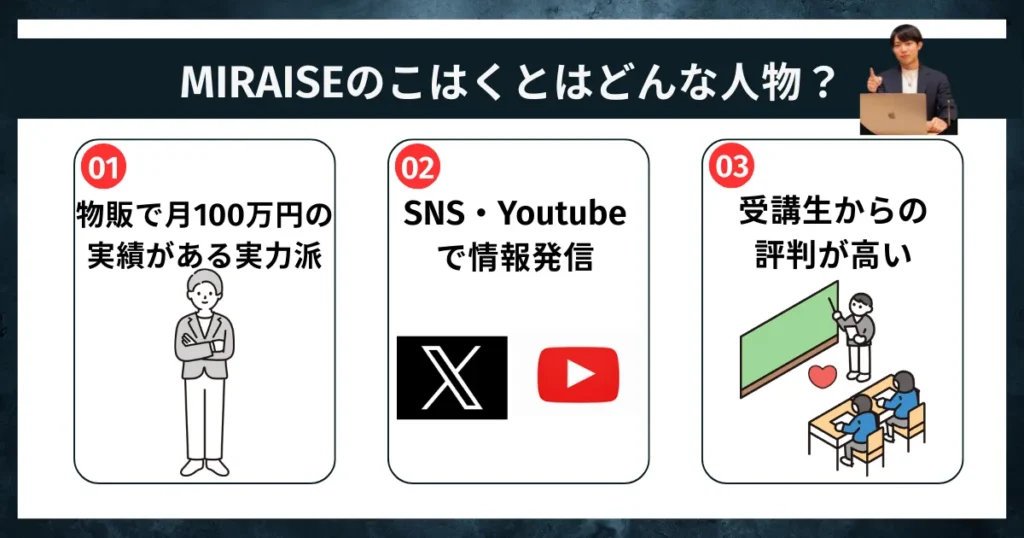 MIRAISEのこはくとはどんな人物?
